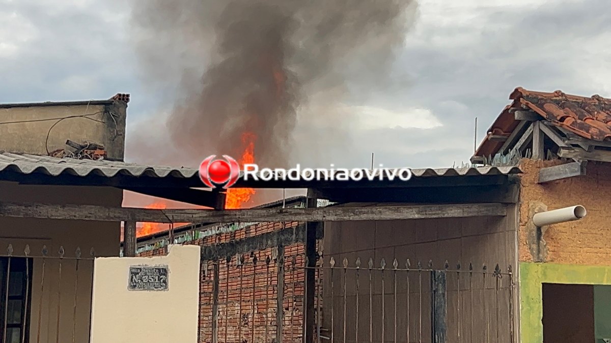 VÍDEO: Homem fica em estado gravíssimo ao levar choque em casa que pegou fogo