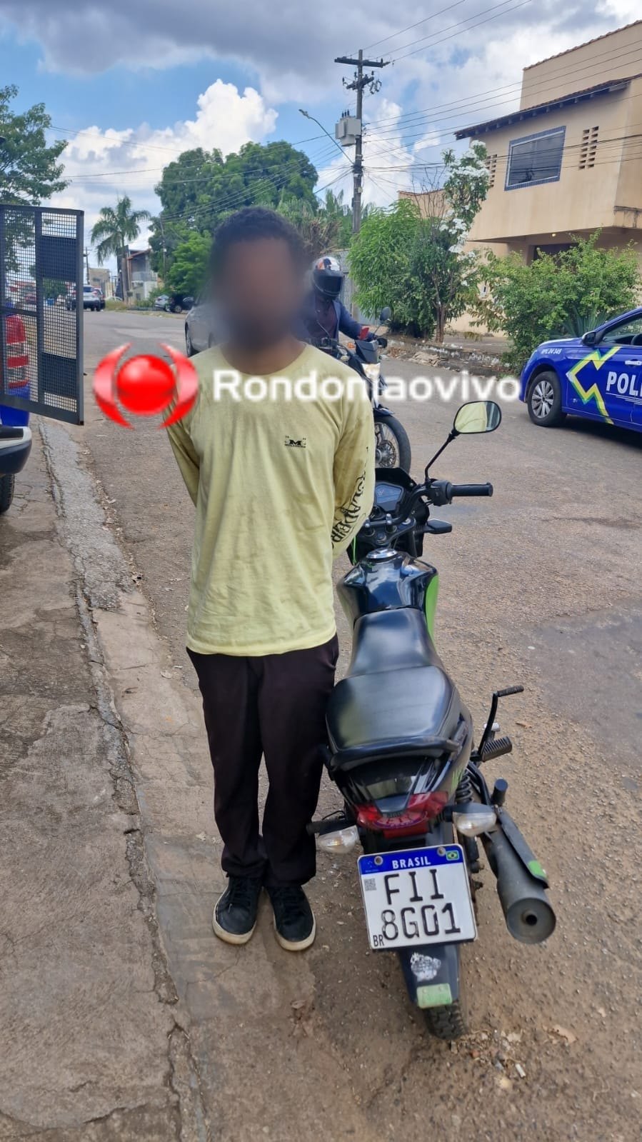 URGENTE: PM localiza 'Maluco da Pedra' que destrói veículos na capital - VÍDEO 