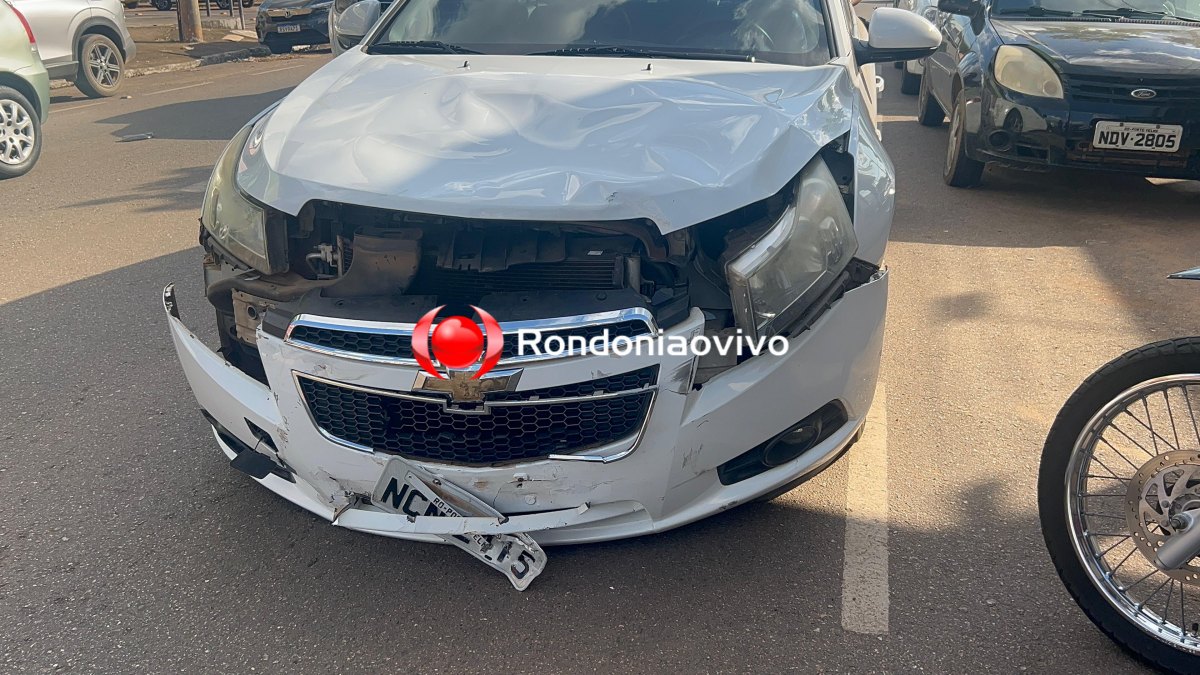 VÍDEO: Motociclista é atropelado por Cruze ao avançar preferencial