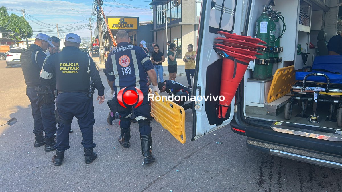 VÍDEO: Jovem quebra a perna e braço em grave acidente quando ia entregar moto vendida