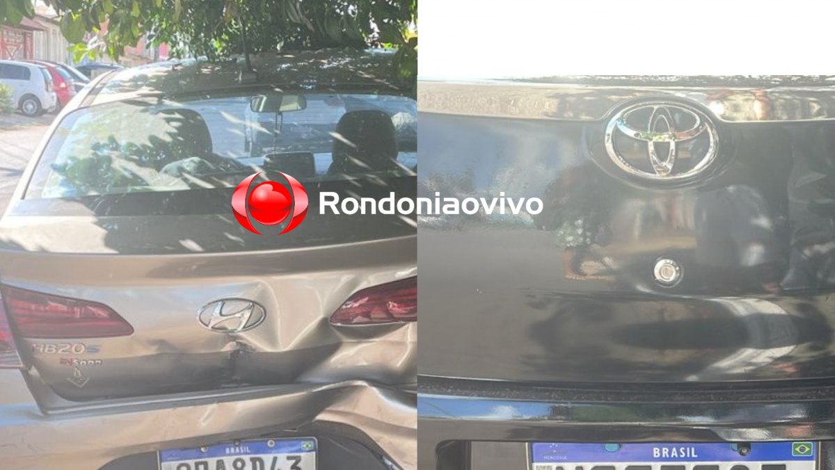 FUGIU: Motorista embriagado colide Etios violentamente na traseira de HB20 estacionado 