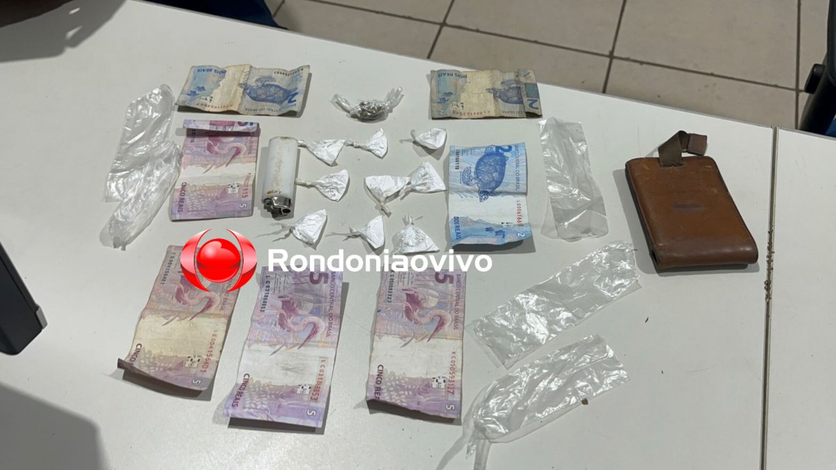 'BOCA DA JANELA': PM flagra homem vendendo droga para dois usuários no Castanheira 