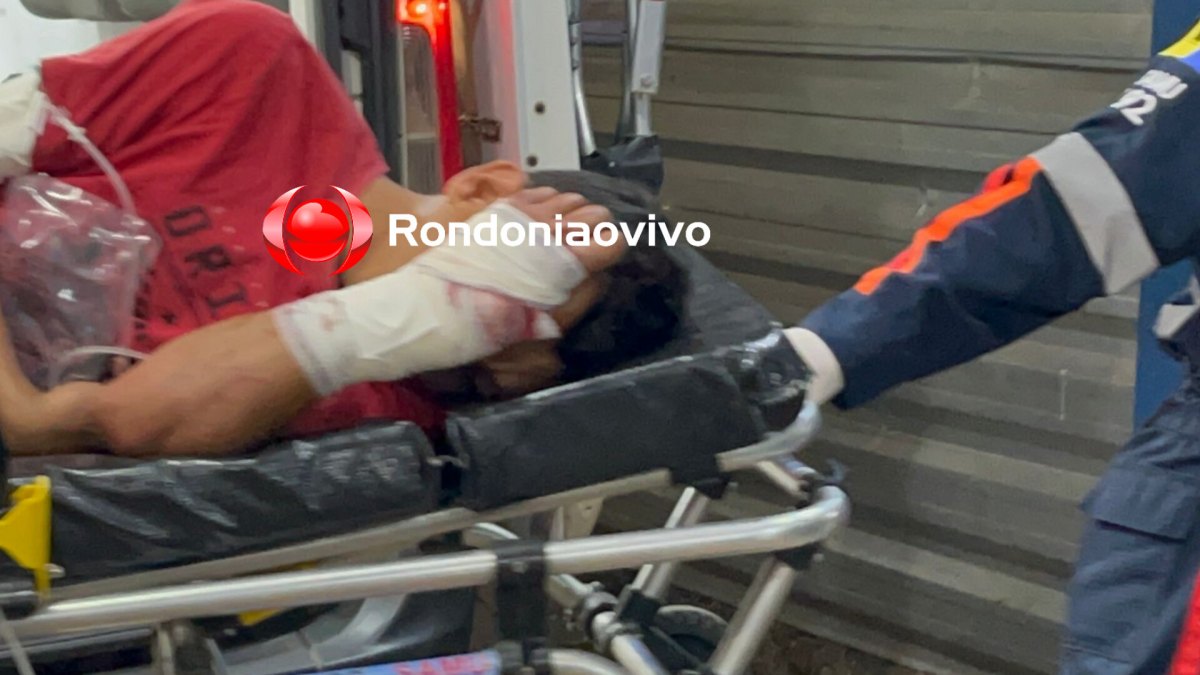 BALEADO: Homem é socorrido após levar tiro na mão em Porto Velho 