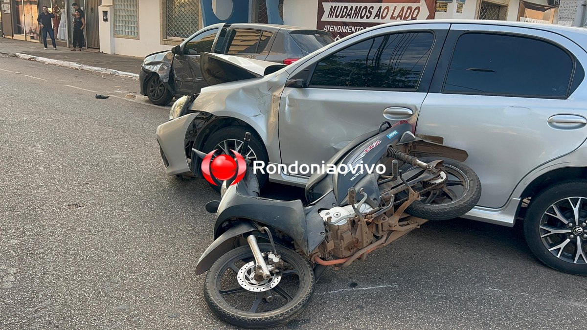 VÍDEO: Grave acidente entre três veículos na Carlos Gomes deixa homem ferido