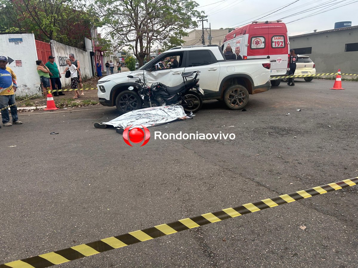 NA ABUNÃ: Motoboy morre após motorista de Montana avançar preferencial 