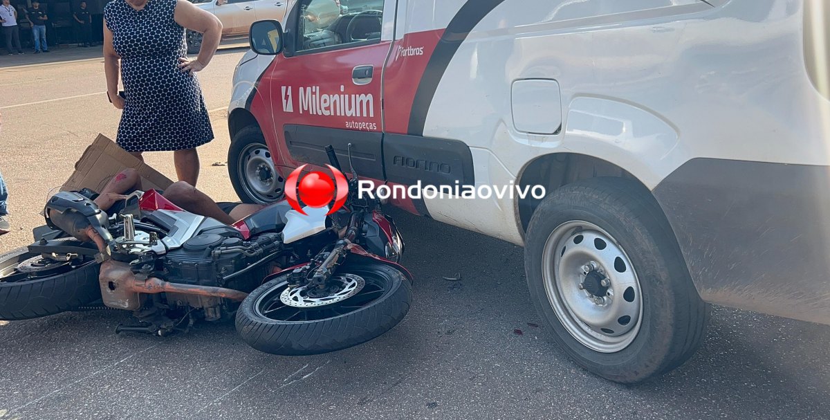 URGENTE: Motociclista sofre grave acidente na Avenida Nações Unidas