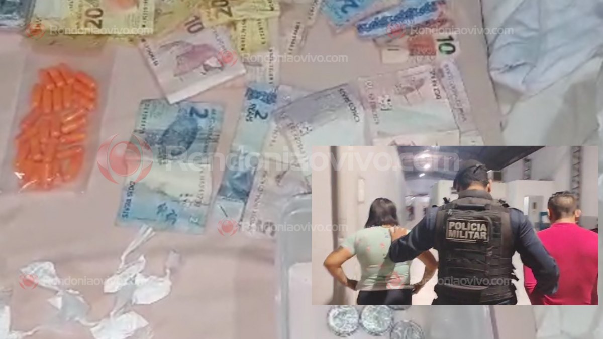 VÍDEO: Equipe do sargento Machado prende casal e fecha boca de fumo 