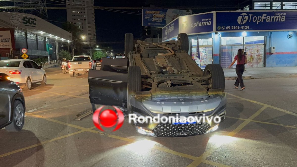 ONIX AVANÇOU: Vídeo registra grave acidente com capotamento 