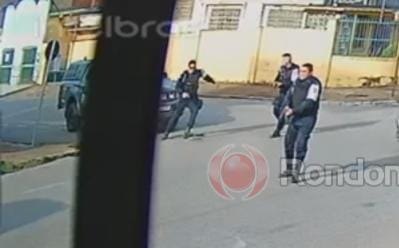 TIROTEIO: Vídeo mostra perseguição a traficante: PM quase foi atropelado por viatura 