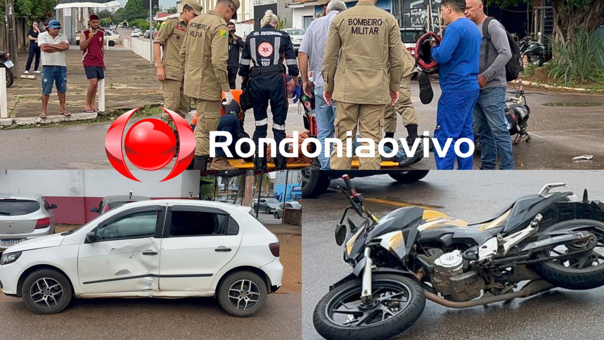 IMPRUDÊNCIA: Grave acidente é registrado com motoboy após mulher avançar preferencial