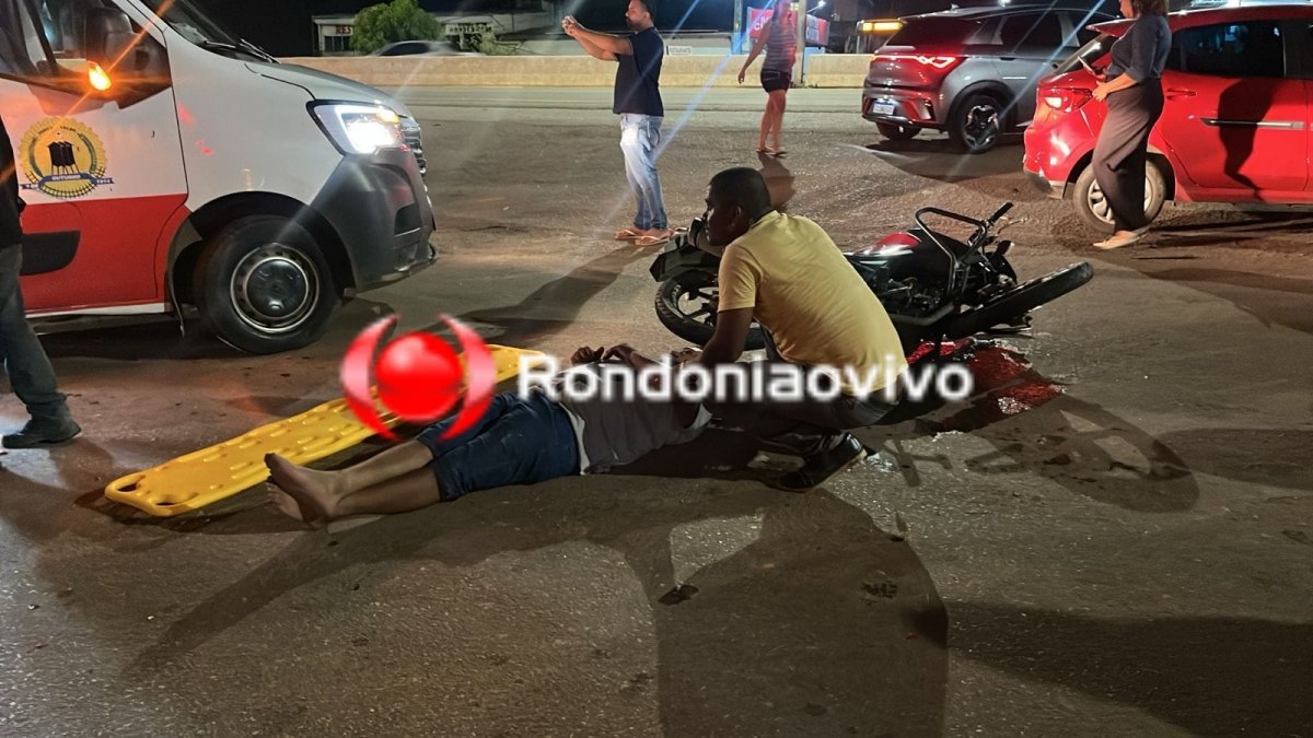 NA CONTRAMÃO: Três pessoas ficam feridas em grave acidente na Rua da Beira 