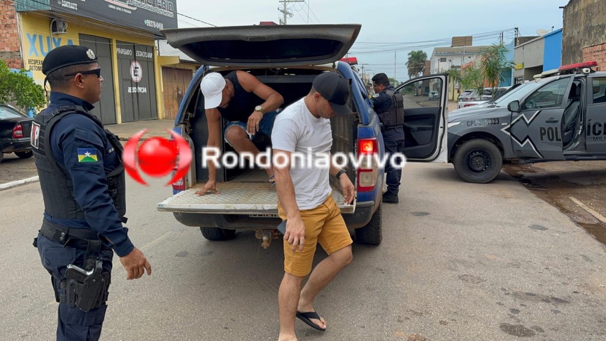 VÍDEO: Equipe do sargento Machado prende acusado de ataque contra sede do Rondoniaovivo 