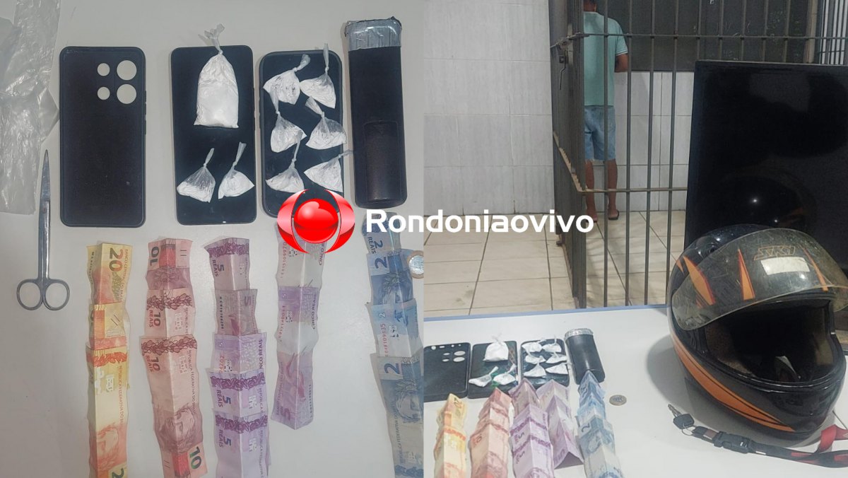 URGENTE: Equipe do sargento Machado prende estudante da Unir acusado de tráfico