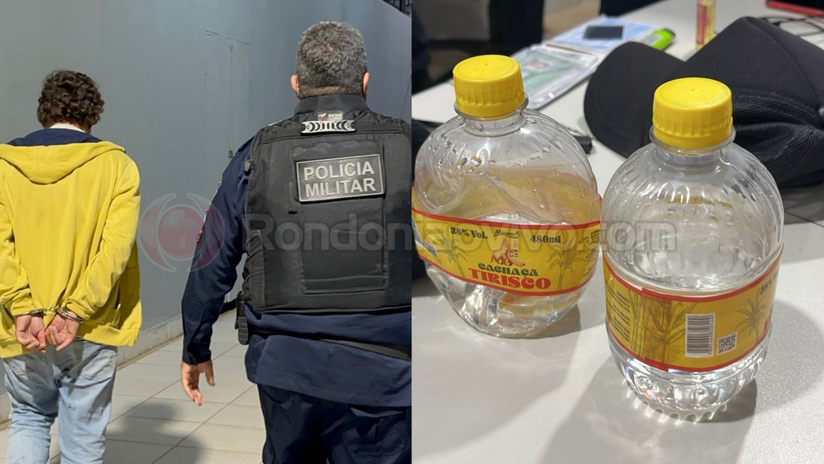 EMBEBEDOU: Homem é preso por dar cachaça para criança e adolescente em praça 