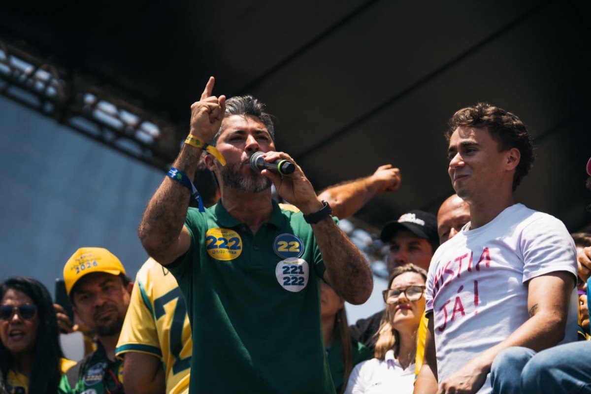 EM JI-PARANÁ: Nikolas destaca coragem de Marcos Rogério no Senado e o chama de 'futuro governador'