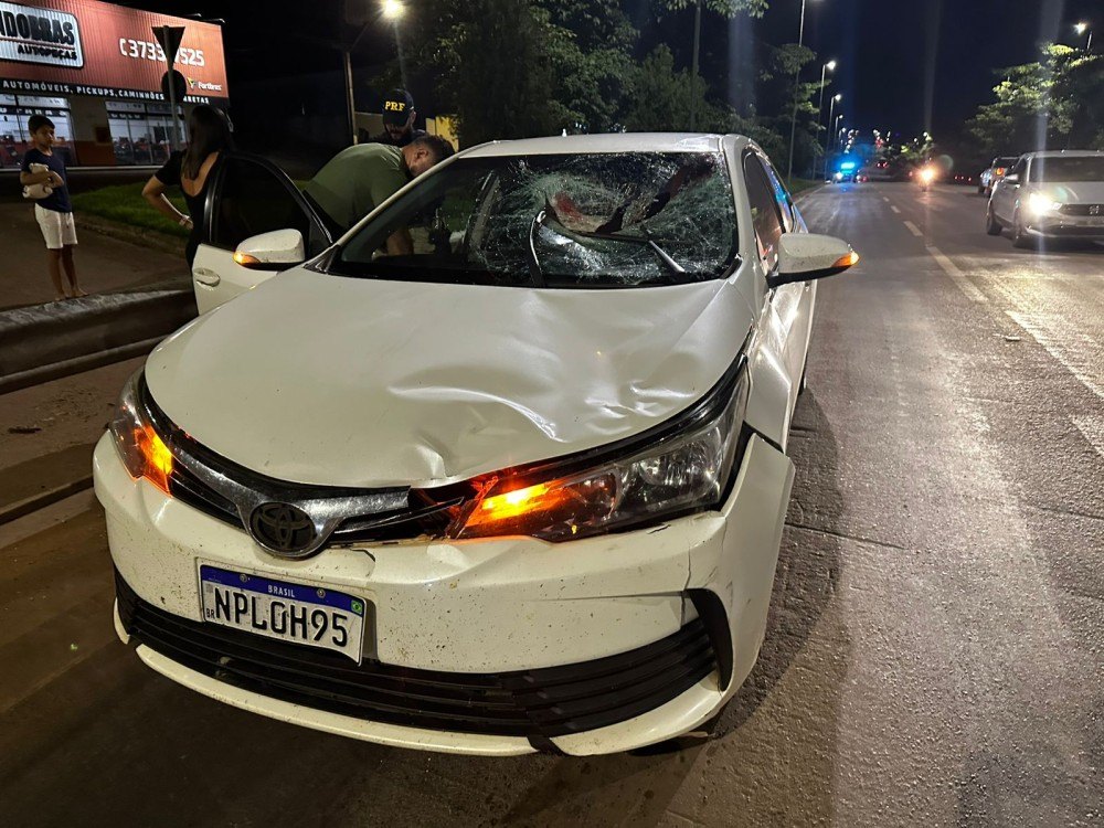 NA BR-364: Homem morre atropelado por carro em frente a Rondobras