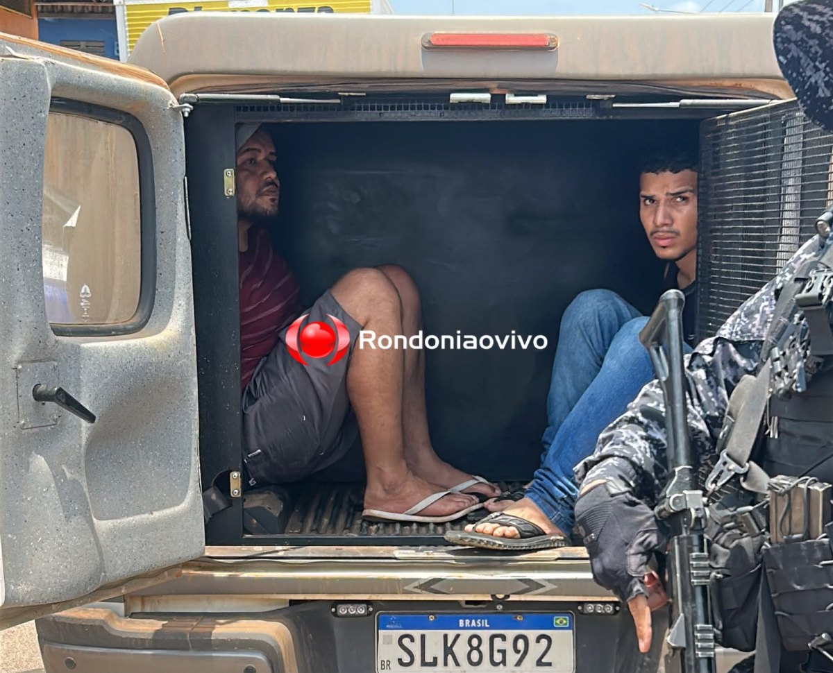 URGENTE: Motorista de app e comparsa são presos com vários tabletes de drogas