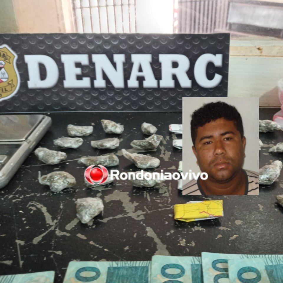 BOCA DO FANTASMA: Denarc prende traficante e fecha ponto de venda de drogas