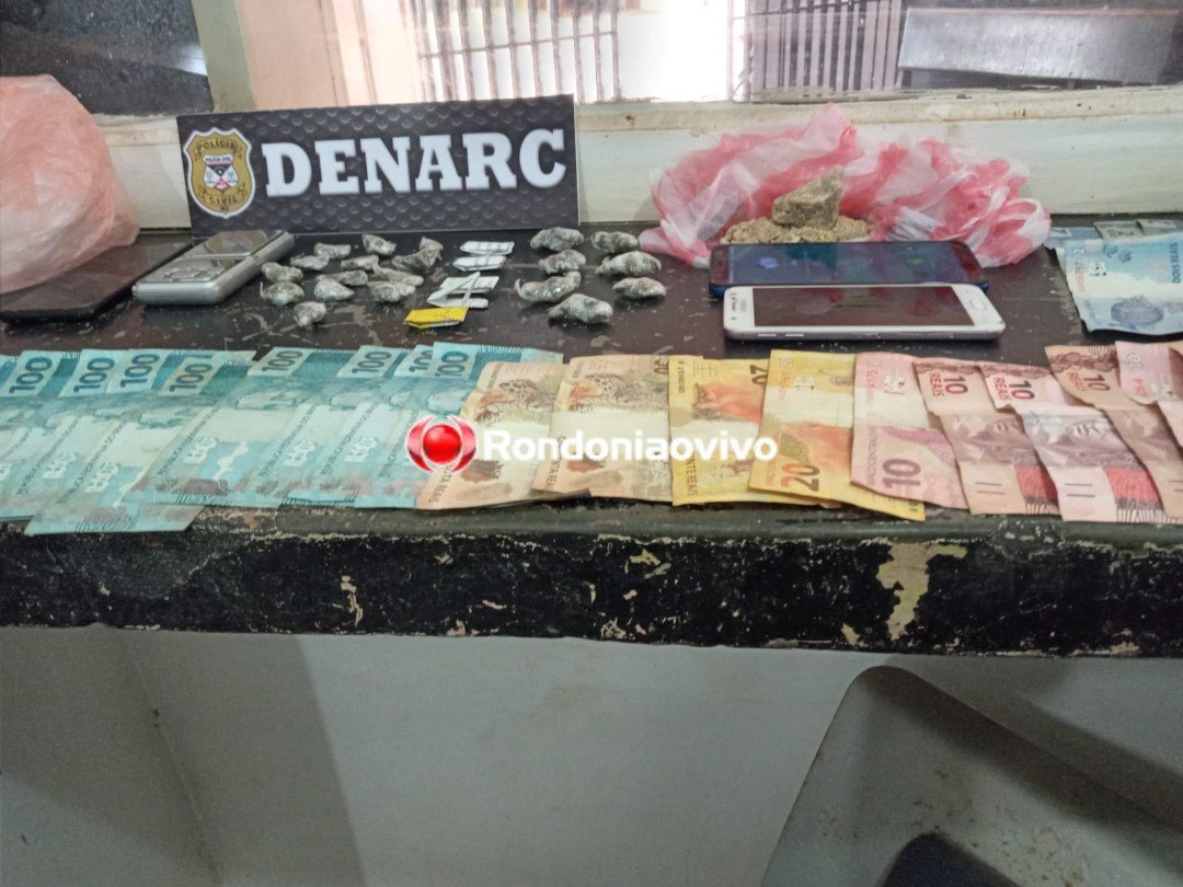 BOCA DO FANTASMA: Denarc prende traficante e fecha ponto de venda de drogas