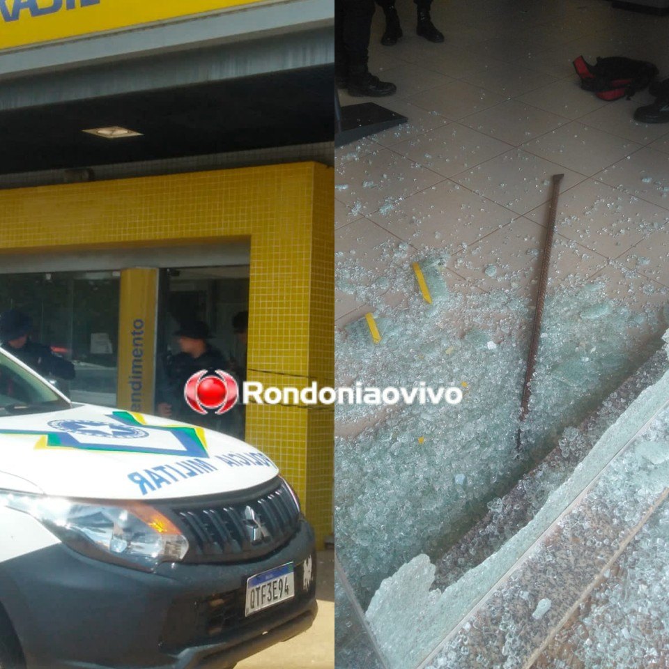 ATAQUE: Agência do Banco do Brasil é alvo de criminosos