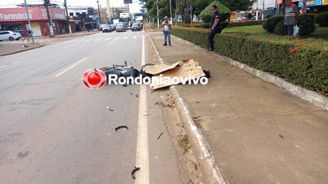 VÍDEO: Mulher fica em estado grave ao ser atropelada na Jorge Teixeira