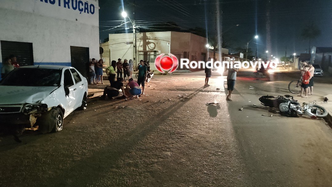 VEJA O MOMENTO: Vídeo mostra grave acidente que deixou três pessoas feridas 