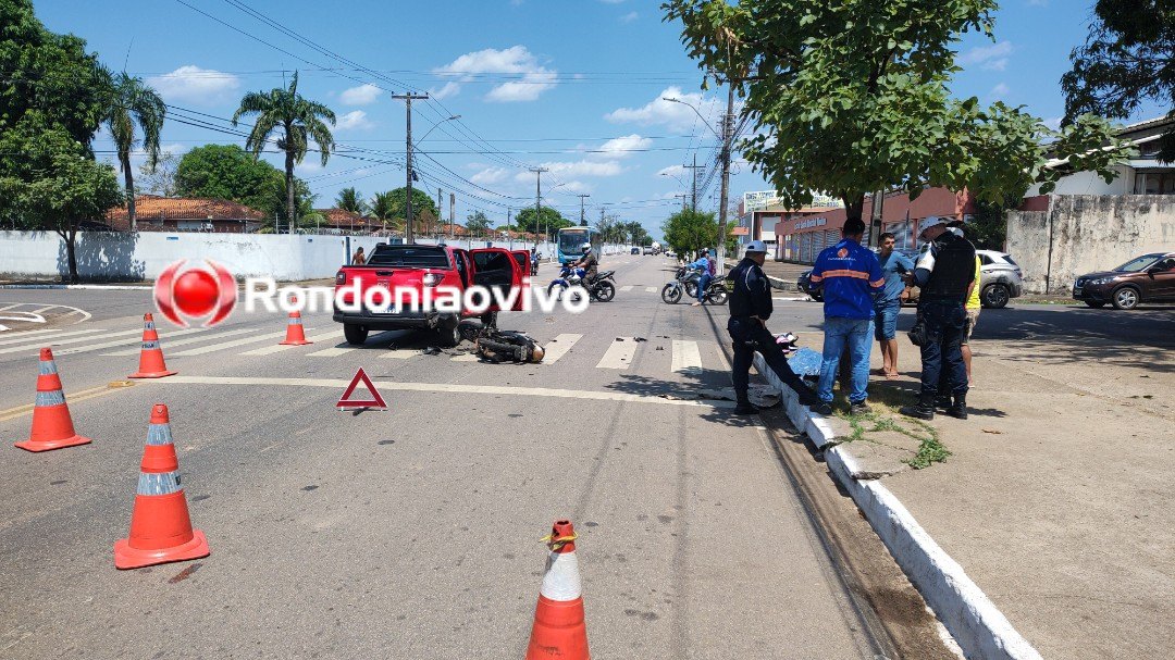 FATAL: Motociclista morre após bater na traseira de carro