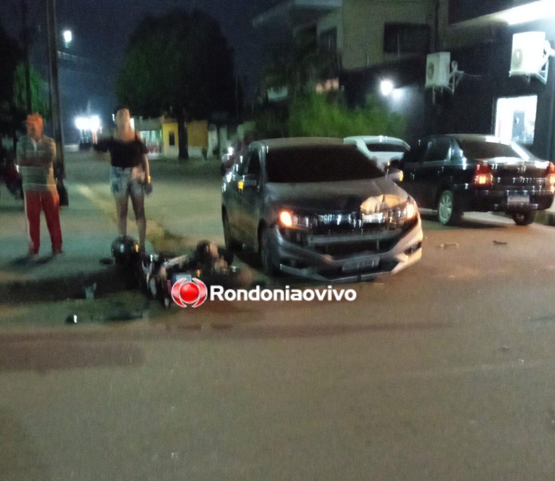 NA RIO DE JANEIRO: Motociclista é atropelado por carro e jogado contra outro em acidente na capital