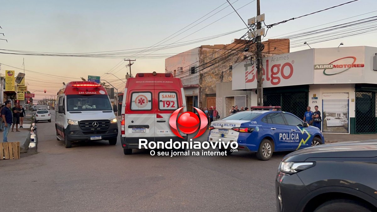 URGENTE: Carro passa por cima da cabeça de idoso na Avenida Amazonas