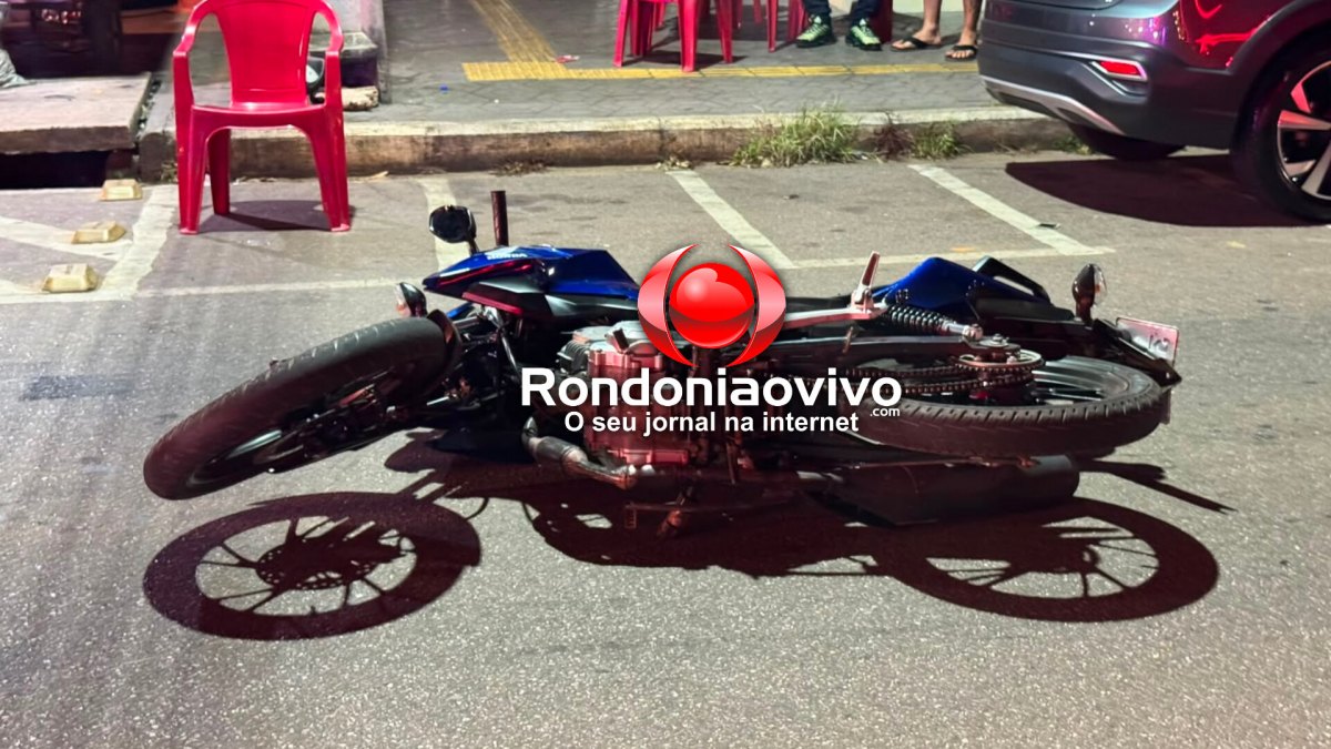 EMBRIAGADO: Motociclista sem CNH bate em carro, fratura o pé e é preso em hospital