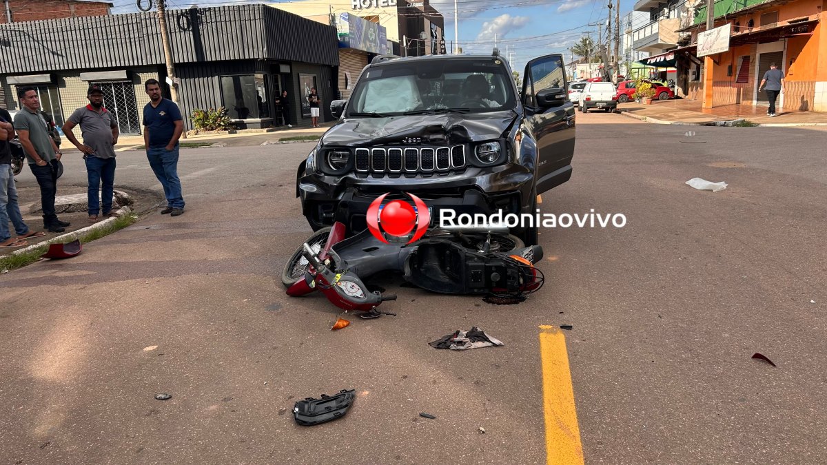 URGENTE: Motociclista fica em estado gravíssimo em acidente na Alexandre Guimarães