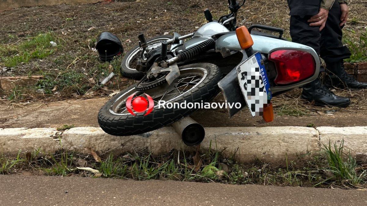 NA GUAPORÉ: Criança sofre grave acidente após manga em avenida causar queda de moto
