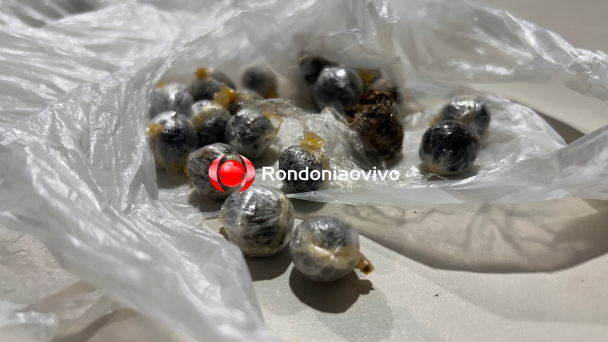 VEJA VÍDEO: Mulher é presa com porções de droga durante revista no 603