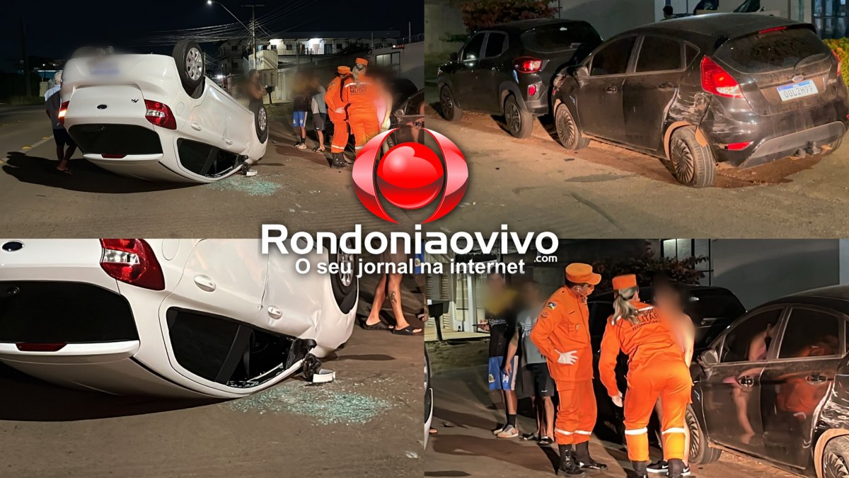 CAPOTAMENTO: Vídeo mostra grave acidente que deixou mulher ferida 