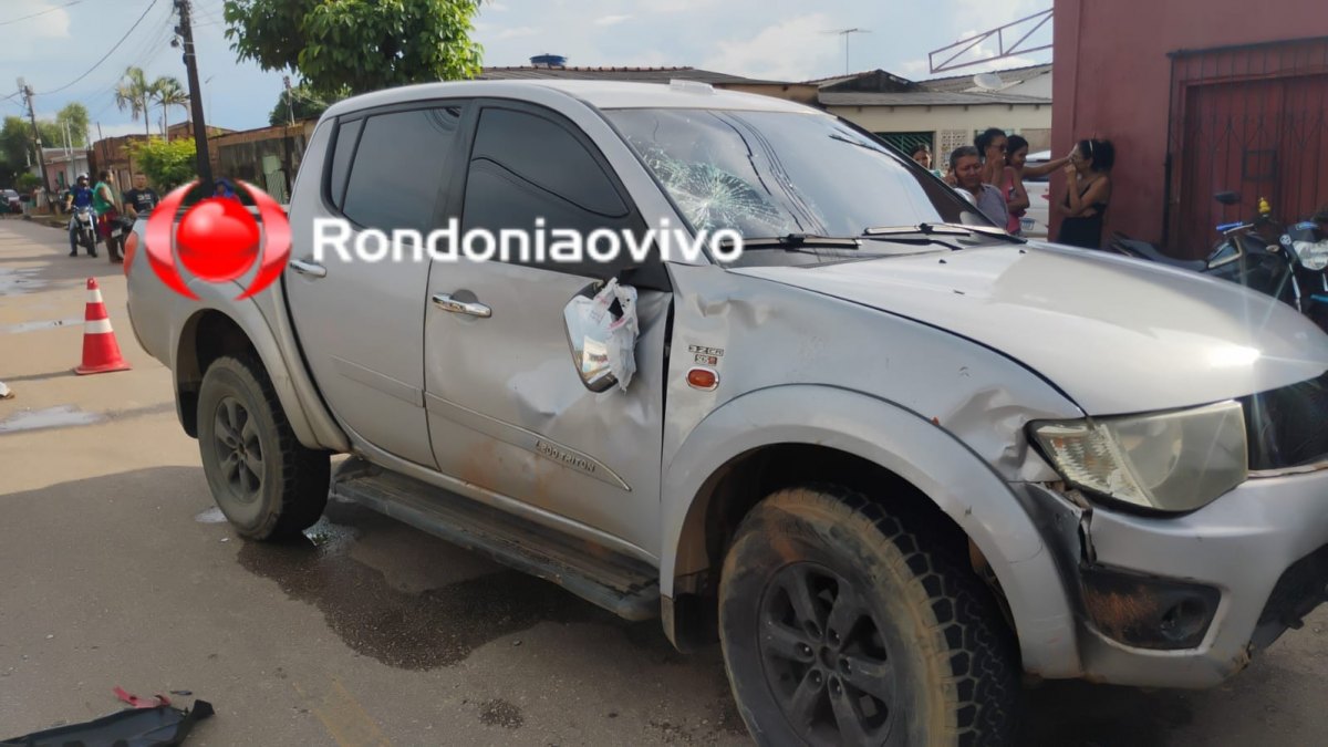 URGENTE: Motociclista morre e mulher fica ferida em grave acidente