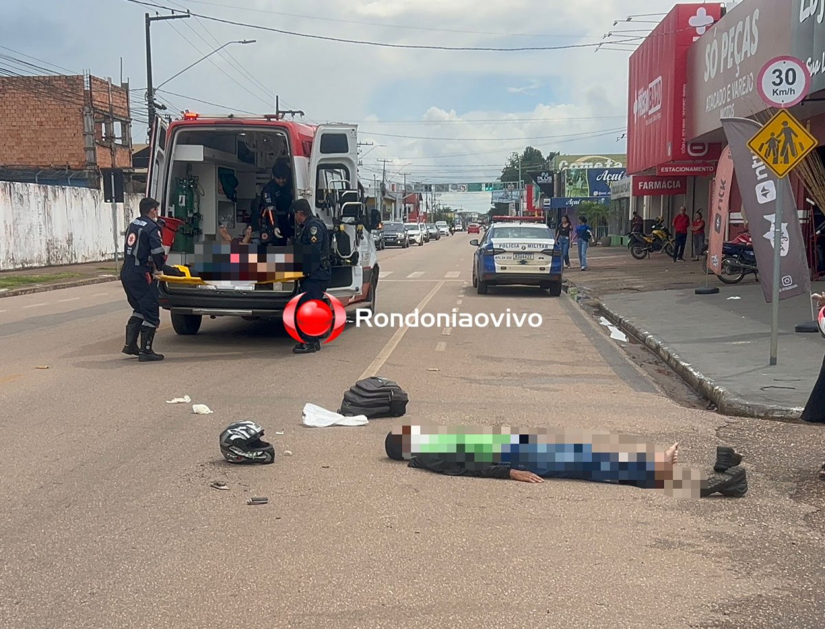 VÍDEO: Grave acidente que deixou casal ferido é gravado por câmera de segurança