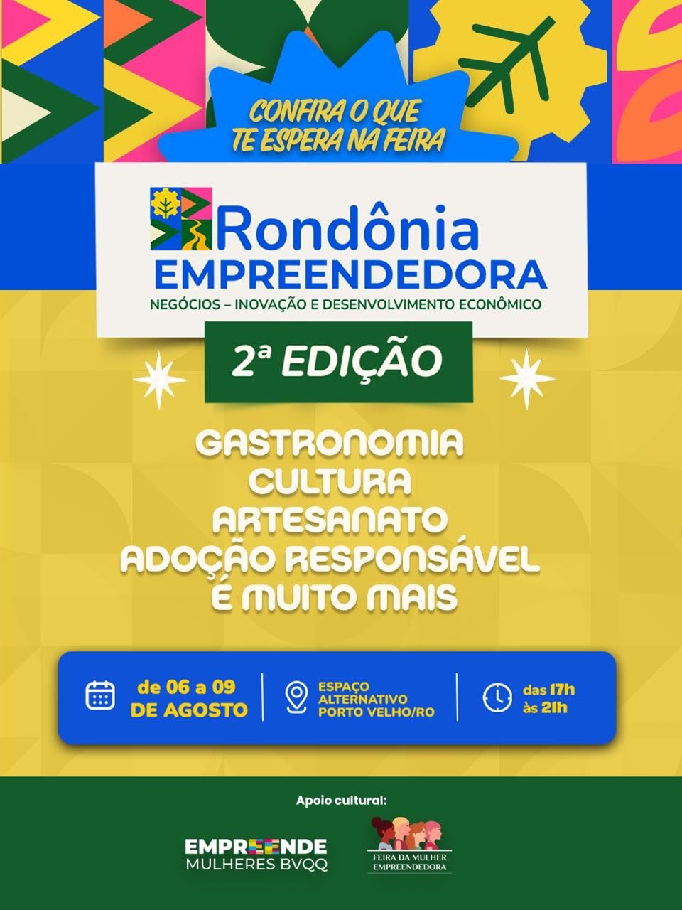 ENCERRA NESTE DOMINGO: 2ª Feira Rondônia Empreendedora chega ao último dia no Espaço Alternativo