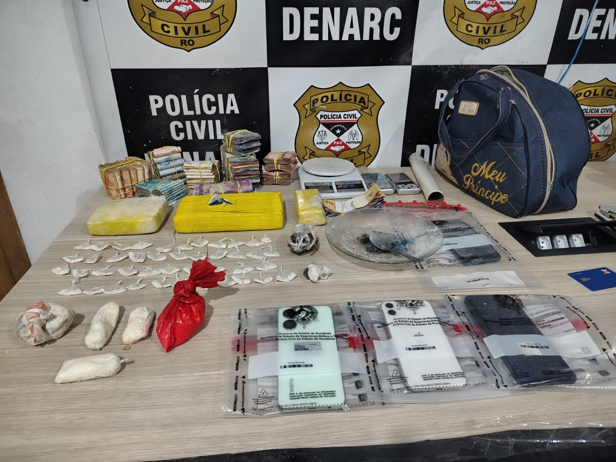 NO NACIONAL: Tesoureiro do CV é preso com R$ 31 mil em dinheiro e drogas