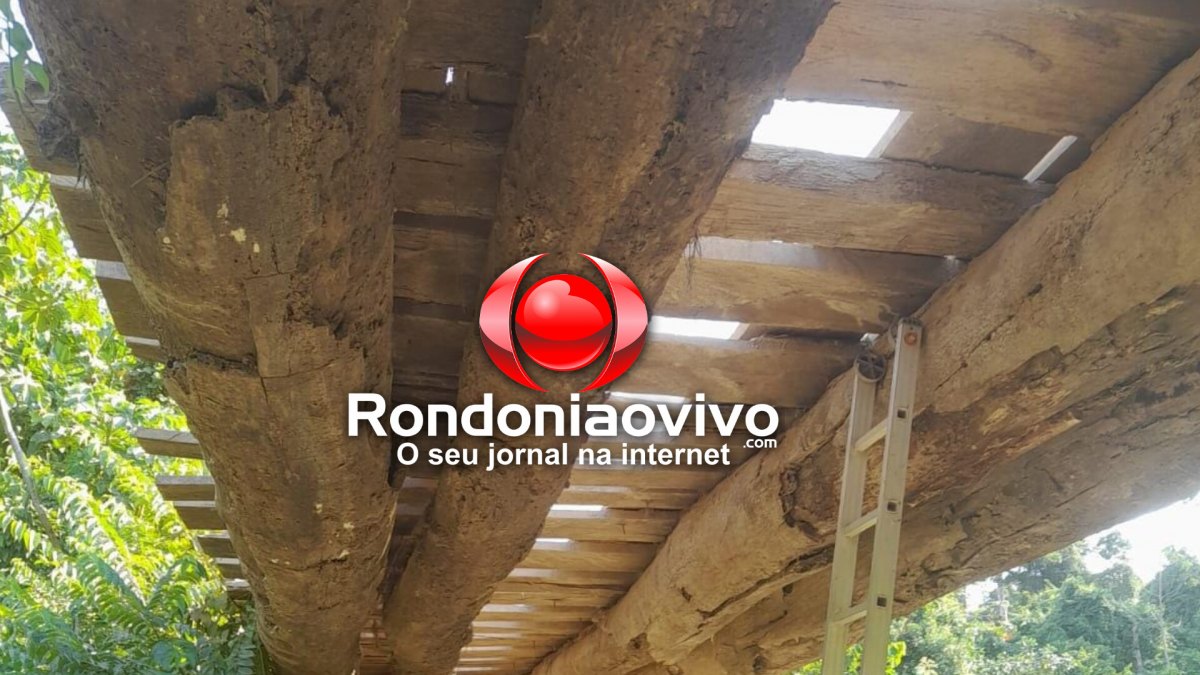 PEDIDO DE PROVIDÊNCIA: População fica isolada após risco de ponte desabar na zona rural