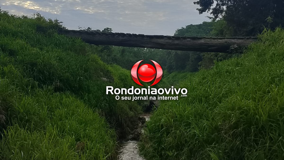 PEDIDO DE PROVIDÊNCIA: População fica isolada após risco de ponte desabar na zona rural