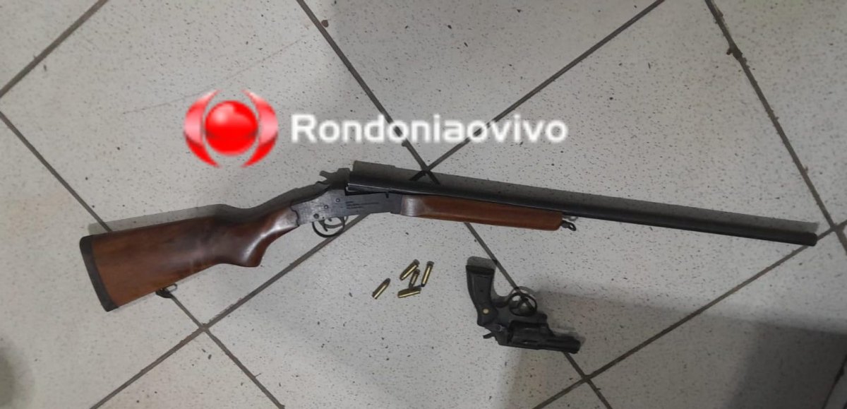 ENTREGOU TUDO: Mulher agredida denuncia que marido escondia duas armas de fogo 