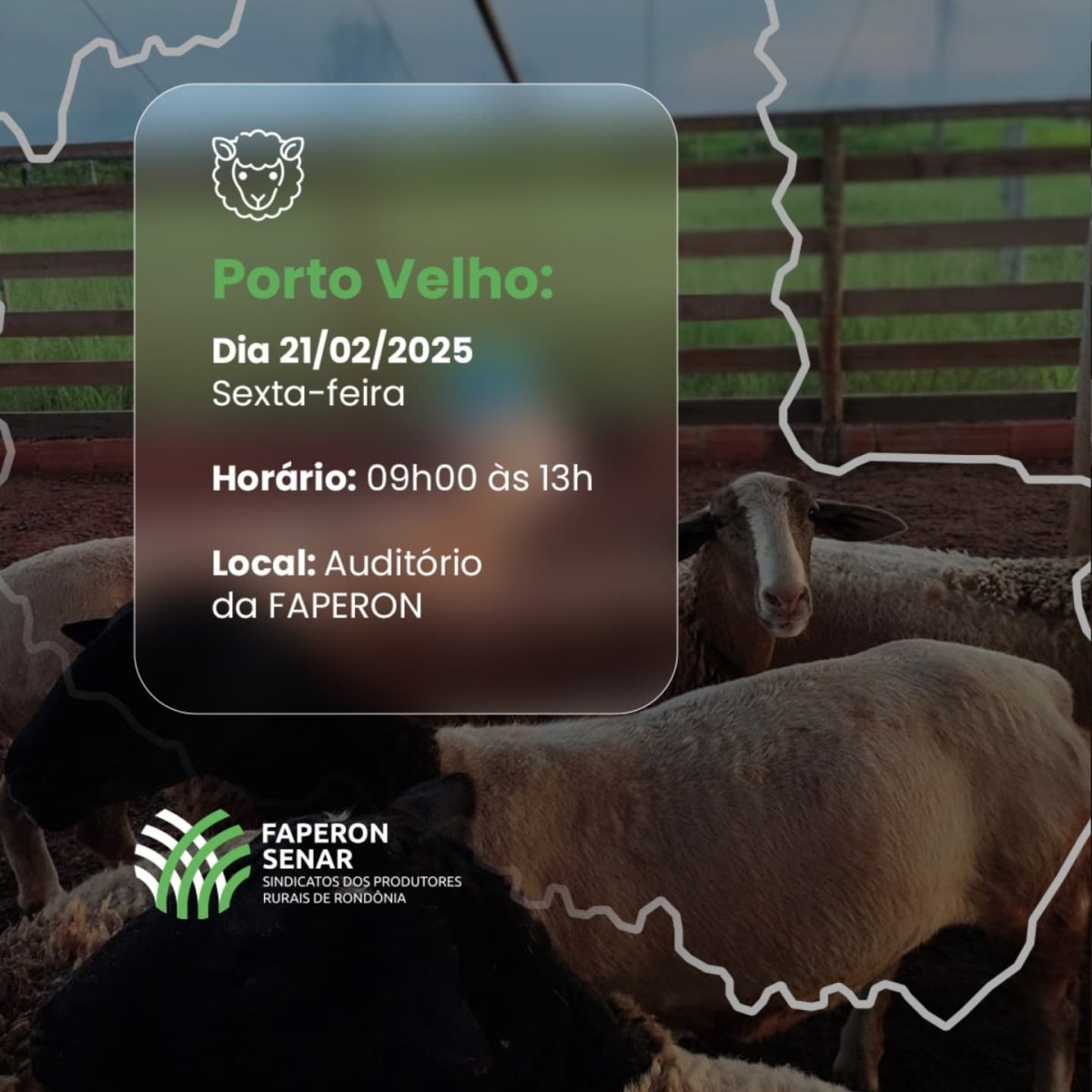 CAPACITAÇÃO: Sistema FAPERON promove 1º Encontro Regional de Ovinocultores em RO