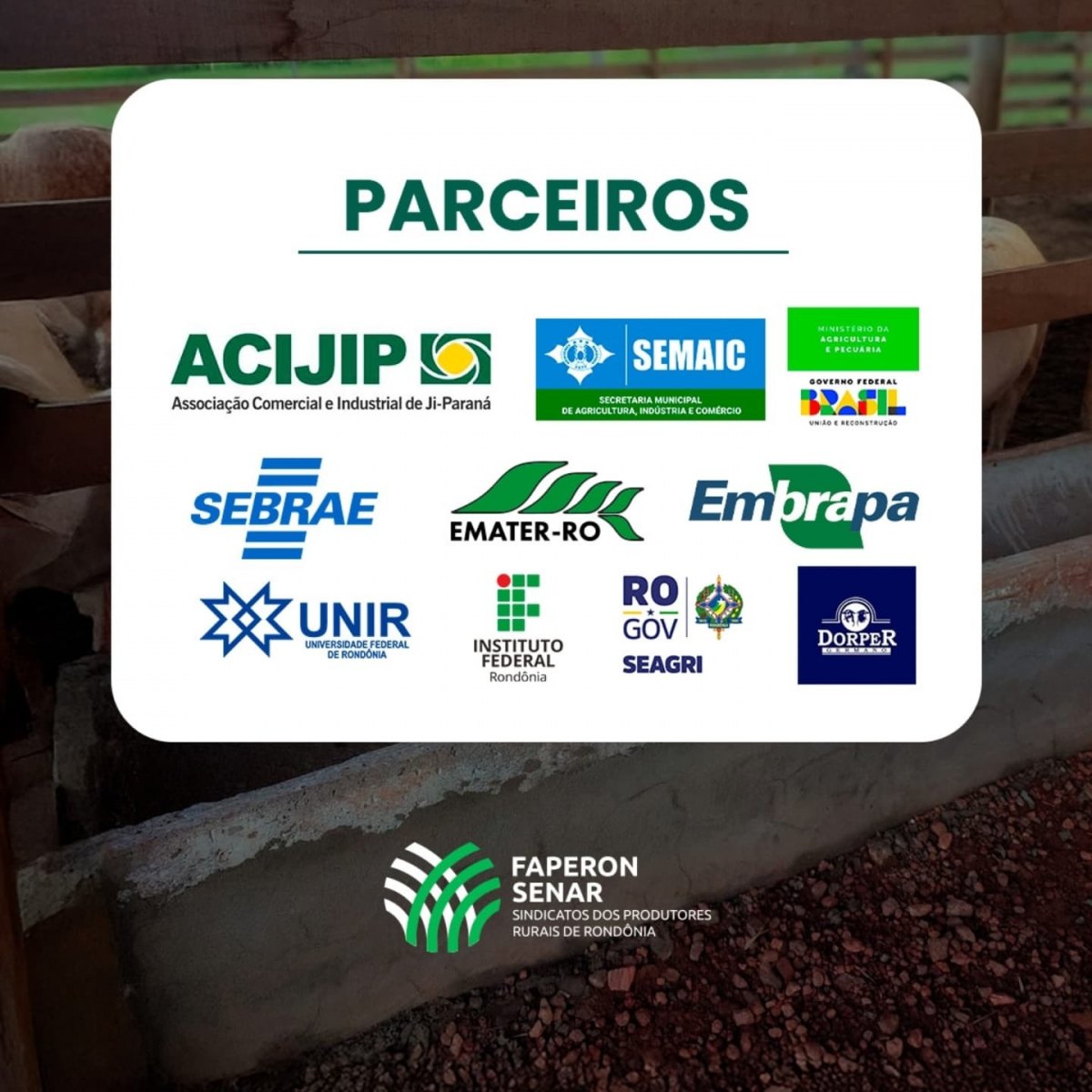 CAPACITAÇÃO: Sistema FAPERON promove 1º Encontro Regional de Ovinocultores em RO