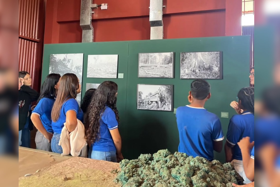  PATRIMÔNIO HISTÓRICO: Alunos da EEEFM São Luiz visitam Museu da Estrada de Ferro Madeira-Mamoré