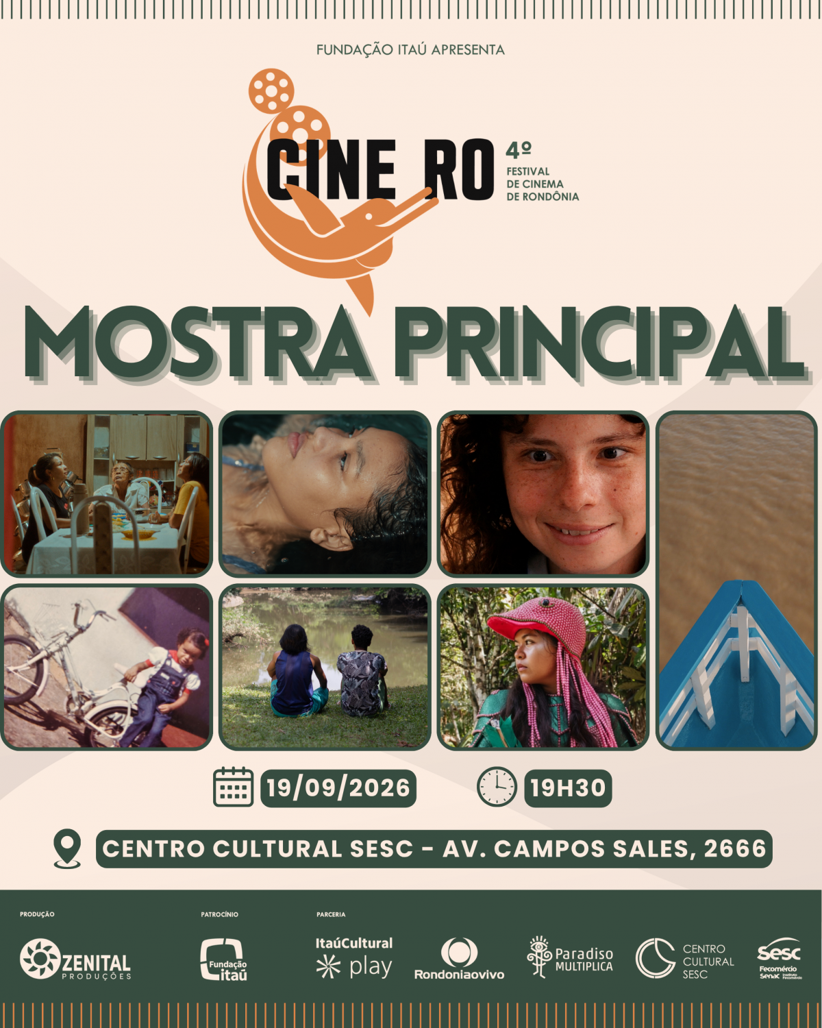 CINEMA: CINE RO 2026 terá sessões gratuitas em duas cidades