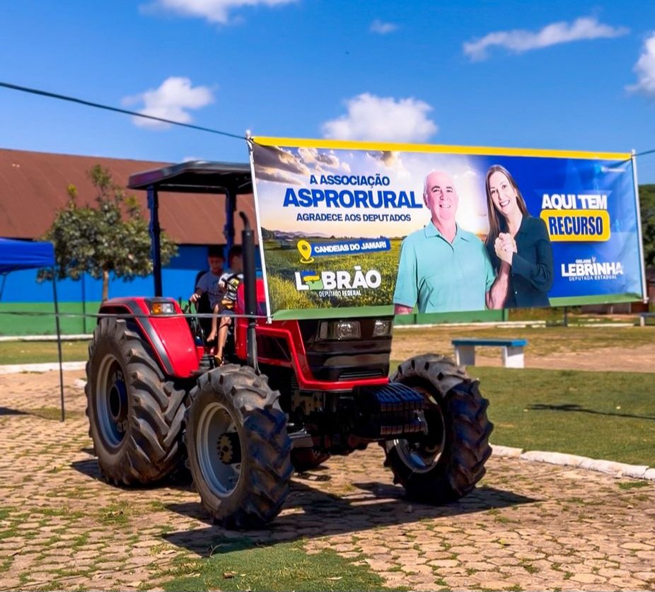 LEBRINHA: Deputada Destina Trator para Produtores da Asprorural em Triunfo