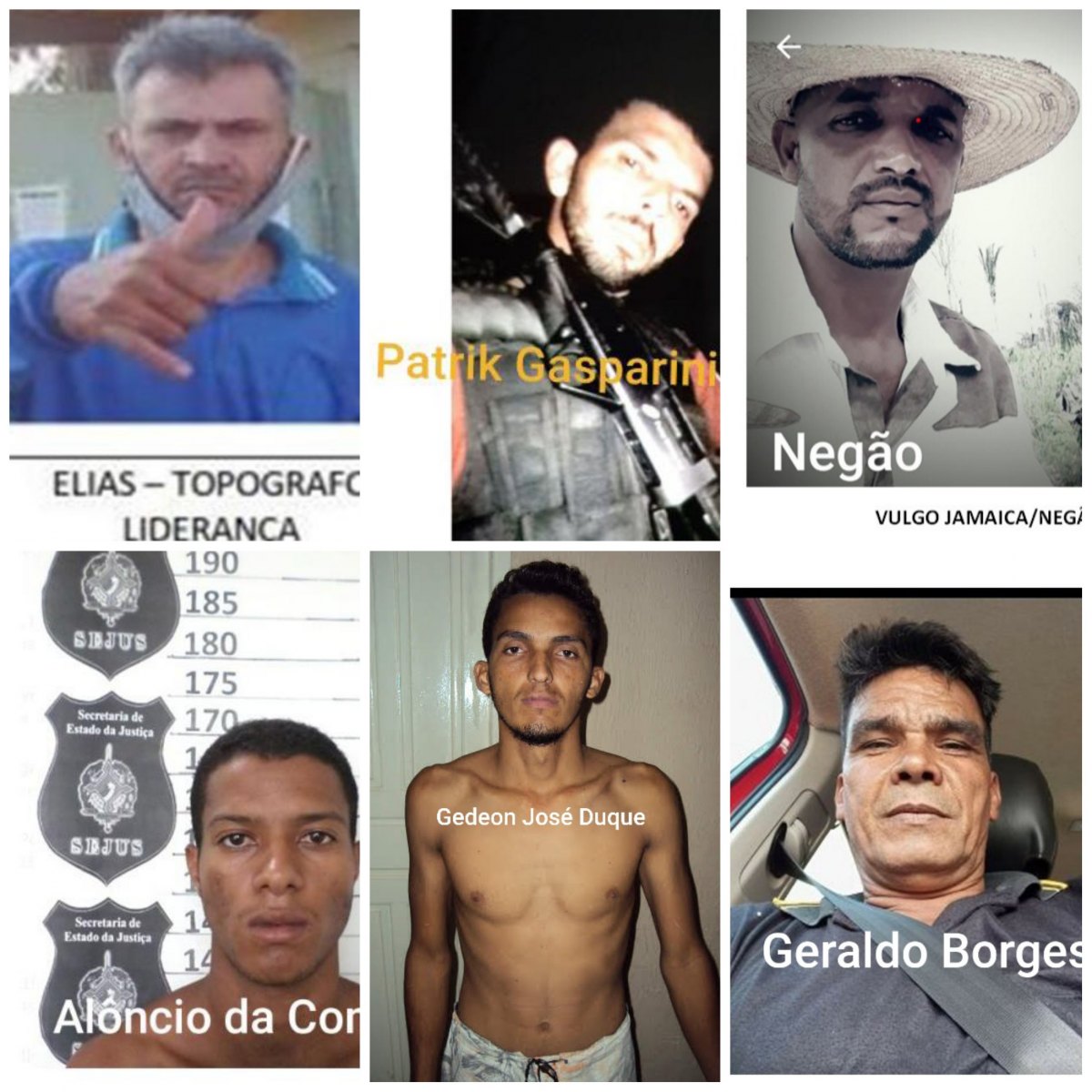 DENUNCIE: Homicídios divulga fotos de foragidos envolvidos em mortes de policiais