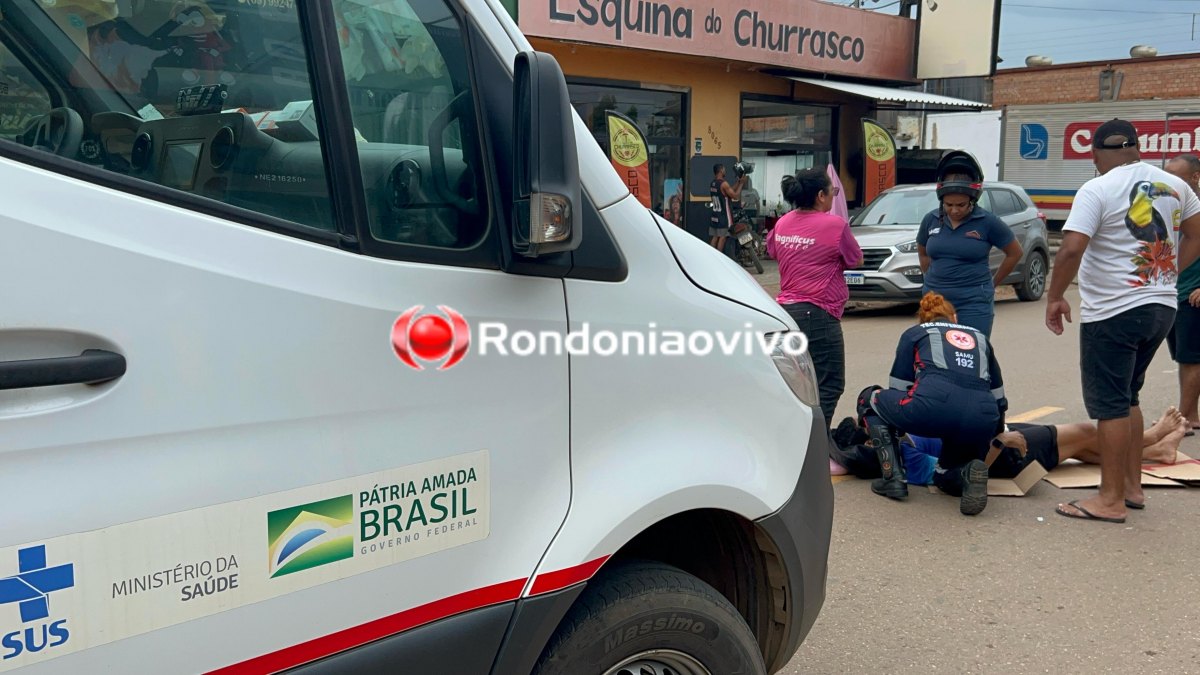 URGENTE: Ciclista fica gravemente ferido em atropelamento na Plácido de Castro