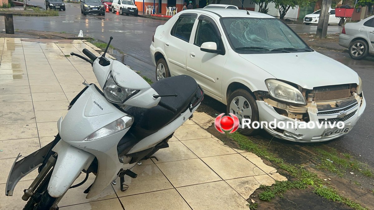 VÍDEO: Condutora de Prisma avança cruzamento e deixa duas mulheres feridas