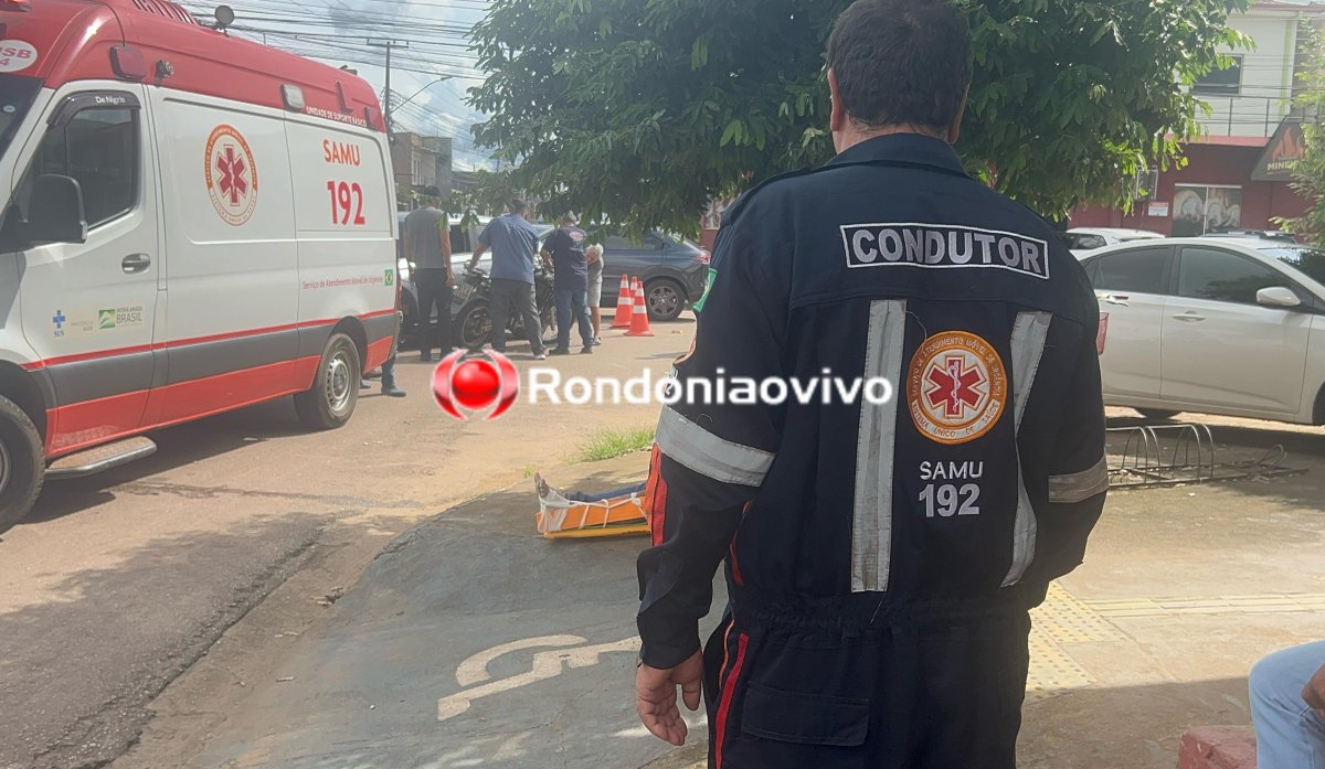 VÍDEO: Casal fica gravemente ferido; Motociclista teve fratura exposta